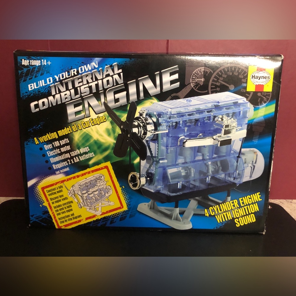 Haynes Build Your Own Internal Combustion Engine – 4 Cylinder Model Kit